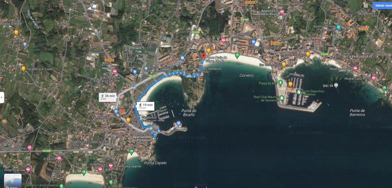 Appartamento Piso Vacaciones En El Mar Sanxenxo Esterno foto