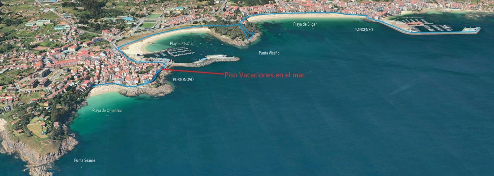 Appartamento Piso Vacaciones En El Mar Sanxenxo Esterno foto